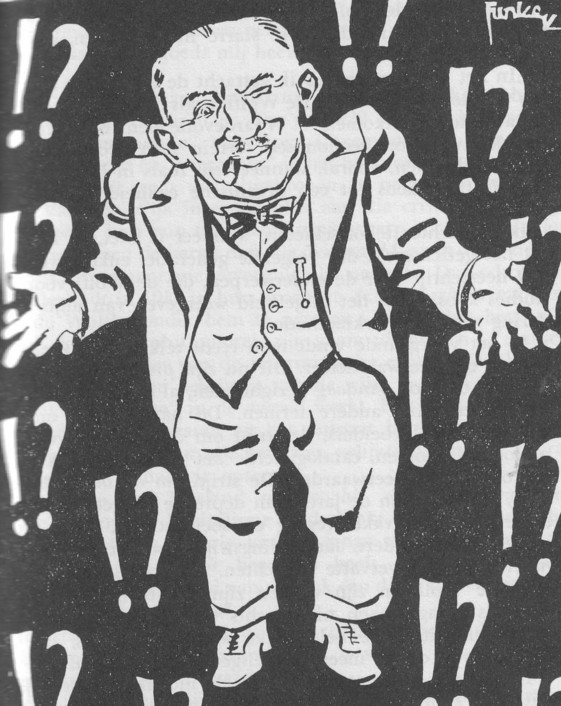Cartoon of de Wolff