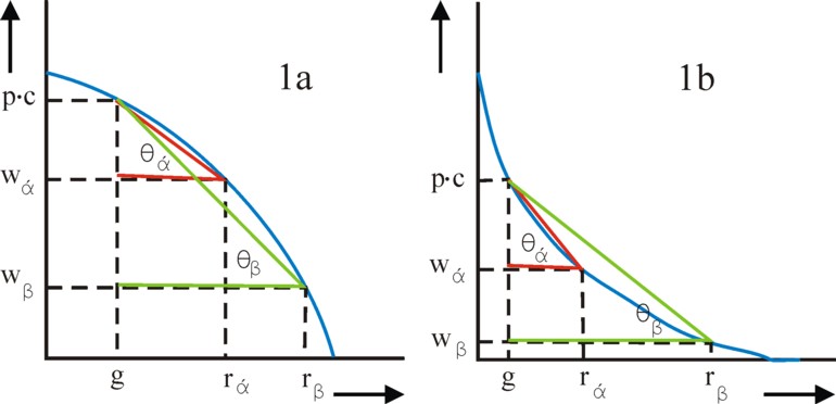 Wage- and consumption curves