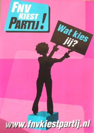 Figure of FNV poster for democracy