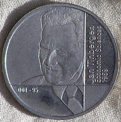 Photo of Tinbergen coin Child right