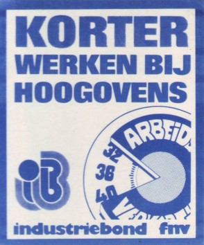 Scan of sticker Industriebond