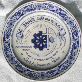 Photo of plate St. Antonius van Padua