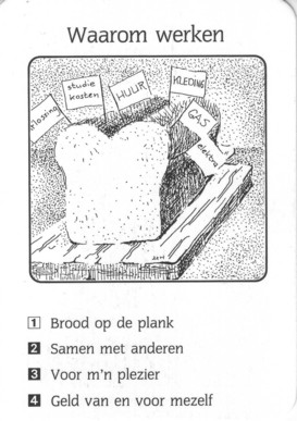 Quartet card Vrouw en werk