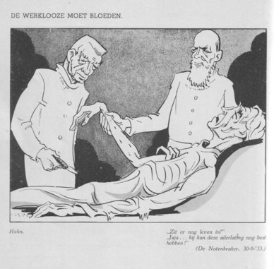 Caricature of Slotemaker de Bruine and Colijn