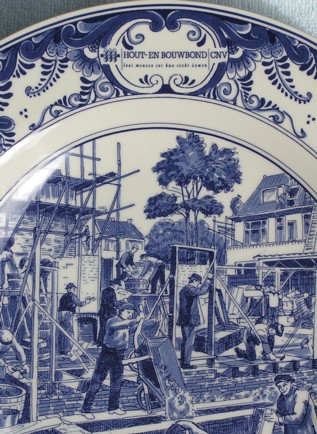 Photo of fragment plate Hout en Bouwbond CNV