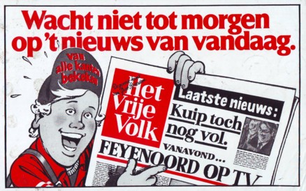 Sticker of Het Vrije Volk