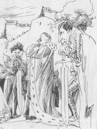 Photo of comic strip by Peter van Straaten