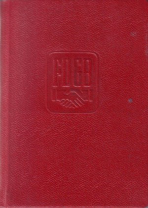 Photo of subscription booklet of FDGB