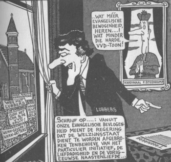 Lubbers caricature by Opland