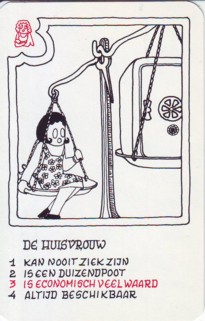 Quartet card Vrouwenbond FNV